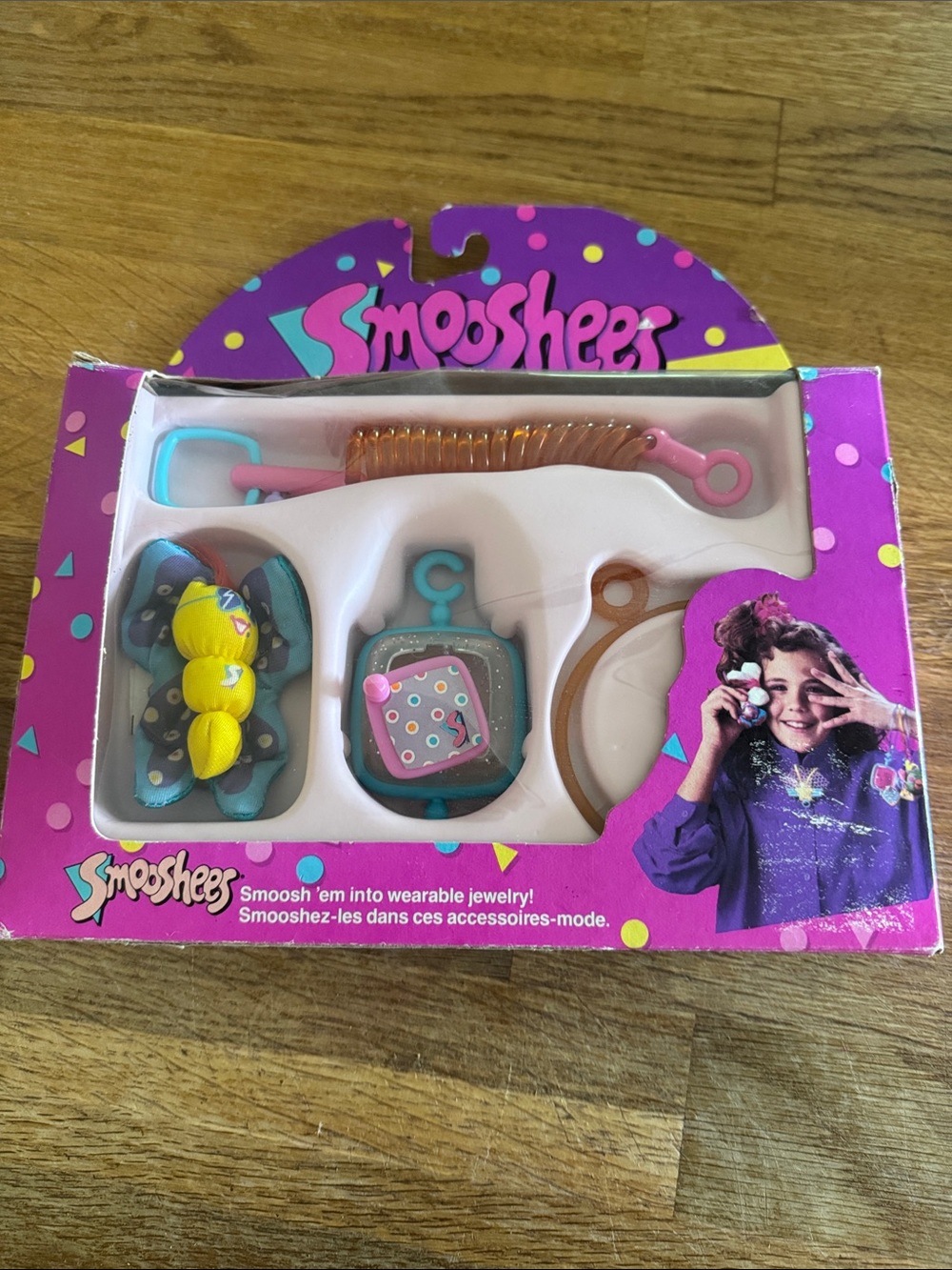Vintage 1980’s Fisher-Price Smoosheez Kids Jewelry Kit in Original Packaging